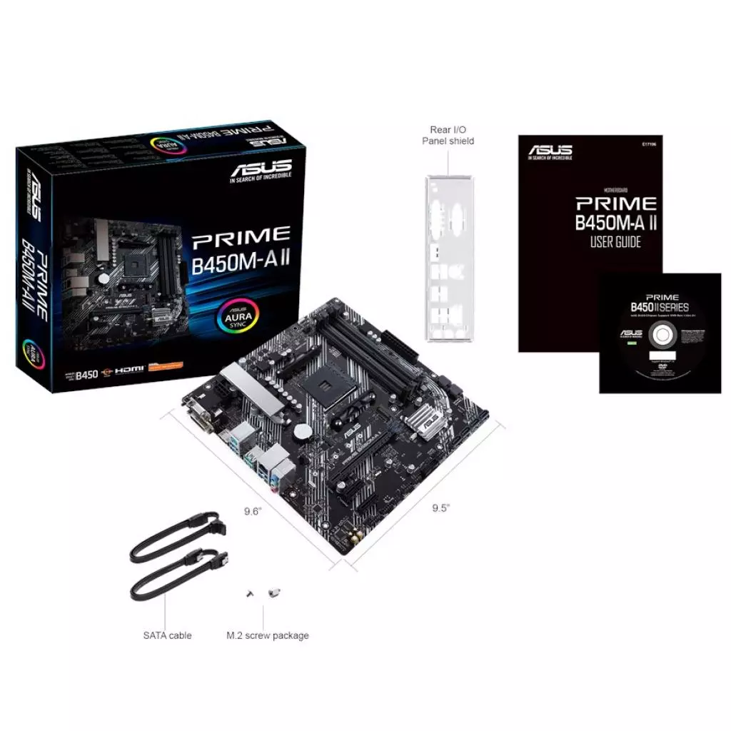 Материнская плата ASUS PRIME B450M-A II - 7 Материнская плата ASUS PRIME B450M-A II - 7