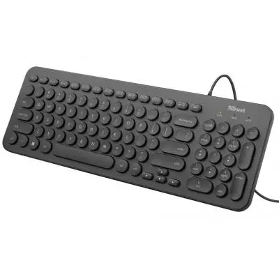 Клавиатура Trust Muto Silent UKR Black (23090) - 1 Клавиатура Trust Muto Silent UKR Black (23090) - 1