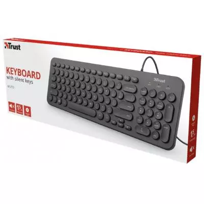 Клавиатура Trust Muto Silent UKR Black (23090) - 3 Клавиатура Trust Muto Silent UKR Black (23090) - 3
