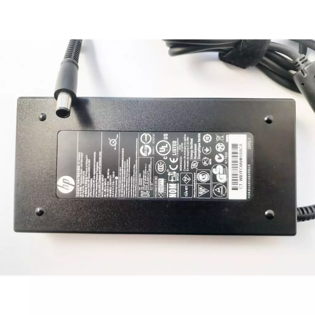 Блок питания к ноутбуку HP 150W 19.5V, 7.7A, разъем 7.4/5.0 (pin inside), Slim-корпус (HSTNN-CA27 / A40324) - 2 Блок питания к ноутбуку HP 150W 19.5V, 7.7A, разъем 7.4/5.0 (pin inside), Slim-корпус (HSTNN-CA27 / A40324) - 2