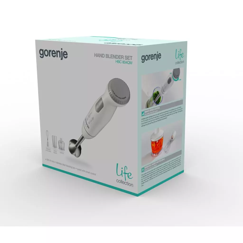 Блендер Gorenje HBC 804 QW (HBC804QW) - 4 Блендер Gorenje HBC 804 QW (HBC804QW) - 4