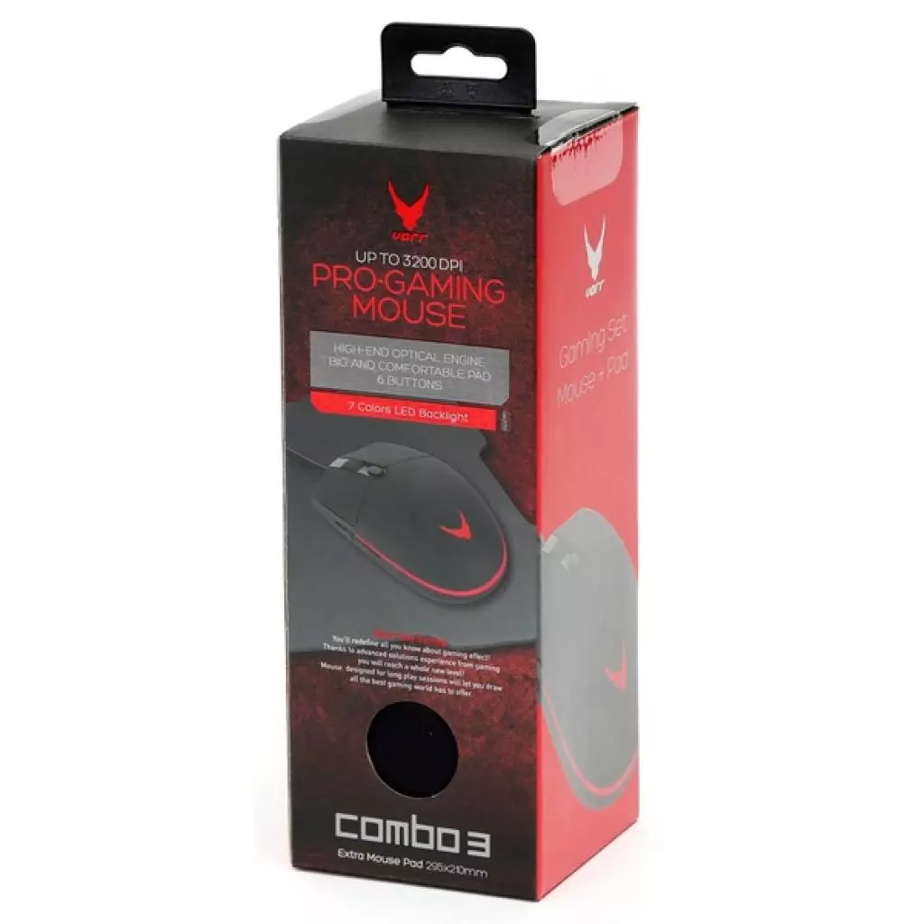 Мышка Varr Set MPX5 + Mouse Pad 295x210 (VSETMPX5) - 8 Мышка Varr Set MPX5 + Mouse Pad 295x210 (VSETMPX5) - 8