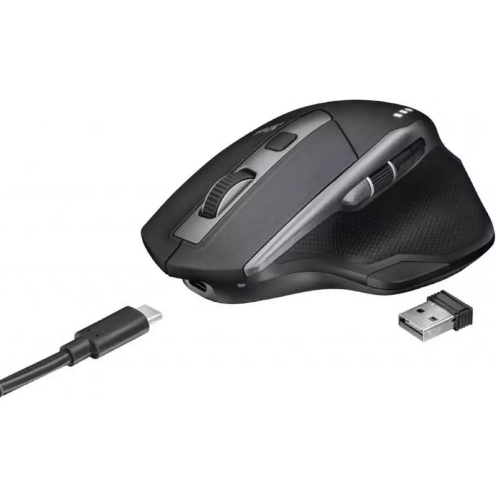 Мышка Trust Evo-RX Advanced Wireless/Bluetooth Black (22975) - 3