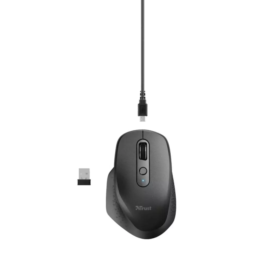 Мышка Trust Ozaa Rechargeable Black (23812) - 8 Мышка Trust Ozaa Rechargeable Black (23812) - 8