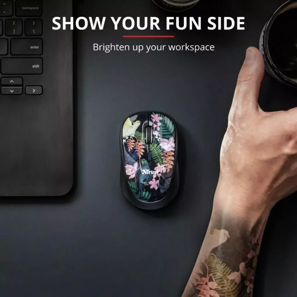 Мышка Trust Yvi Wireless Parrot (23387) - 5 Мышка Trust Yvi Wireless Parrot (23387) - 5