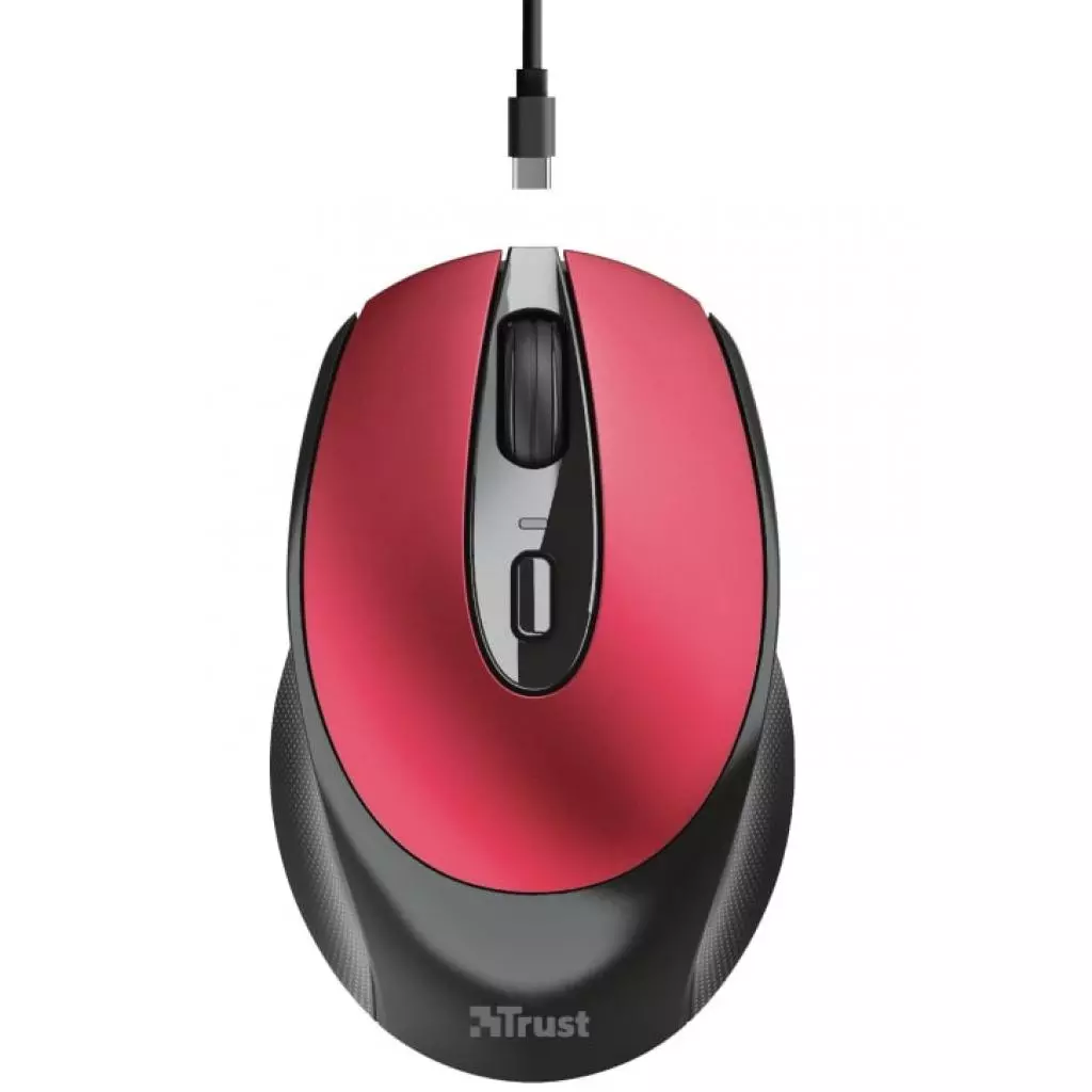Мышка Trust Zaya Rechargeable Wireless Red (24019) - 1 Мышка Trust Zaya Rechargeable Wireless Red (24019) - 1