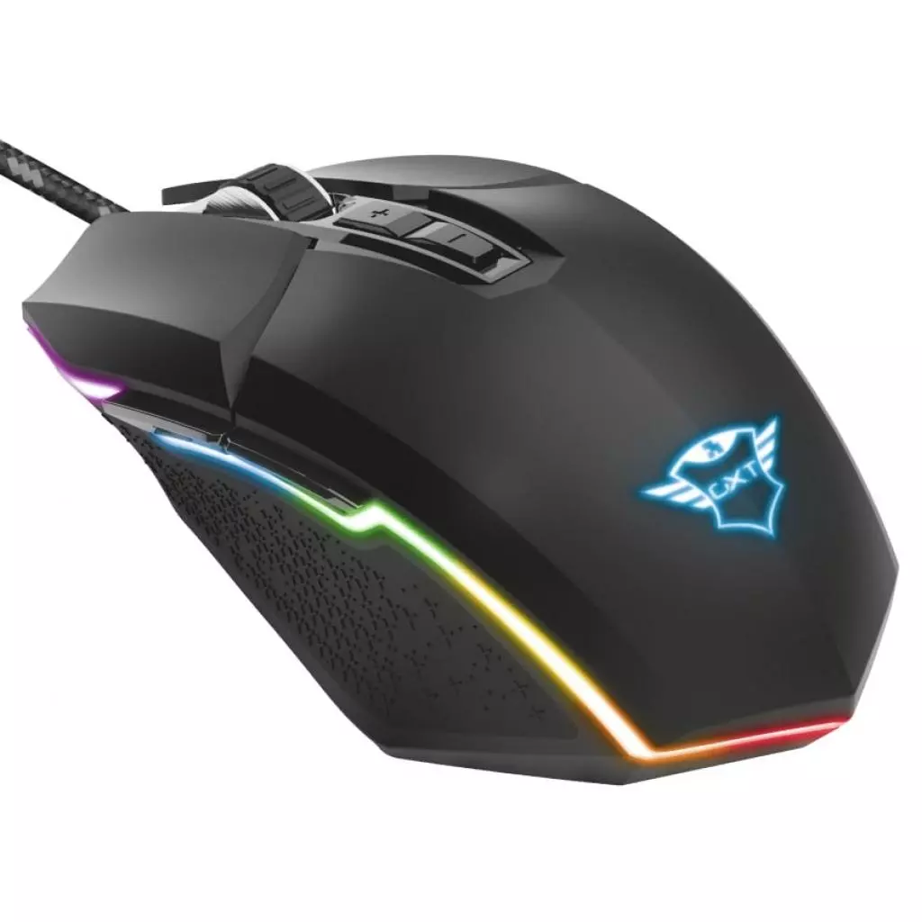 Мышка Trust GXT 950 Idon Illuminated USB Black (23645) - 4 Мышка Trust GXT 950 Idon Illuminated USB Black (23645) - 4