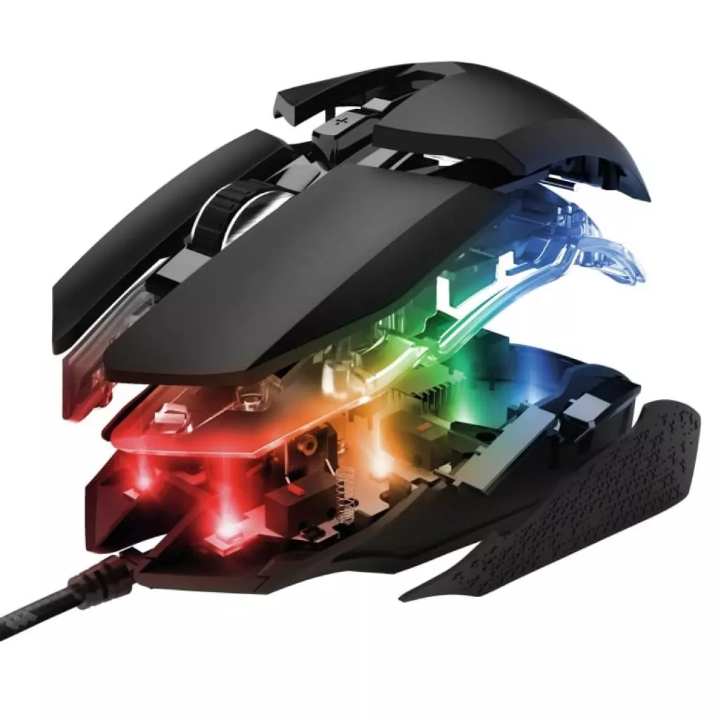 Мышка Trust GXT 950 Idon Illuminated USB Black (23645) - 5 Мышка Trust GXT 950 Idon Illuminated USB Black (23645) - 5