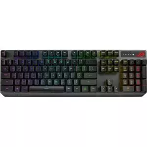 Клавиатура ASUS ROG Strix Scope RX Red Ru USB (90MP0240-BKRA00)