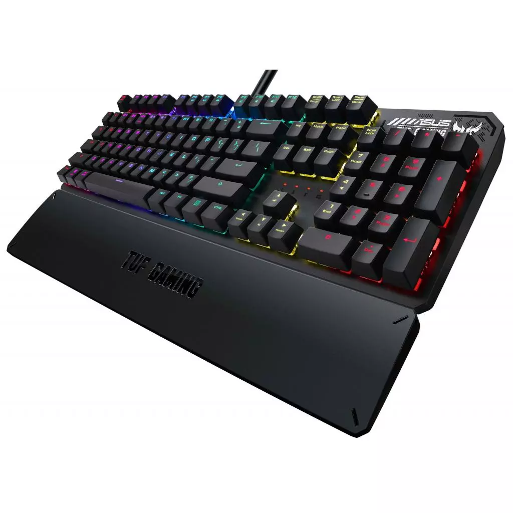 Клавиатура ASUS TUF Gaming K3 Kailh Red Switches USB Black (90MP01Q0-BKRA00) - 1 Клавиатура ASUS TUF Gaming K3 Kailh Red Switches USB Black (90MP01Q0-BKRA00) - 1