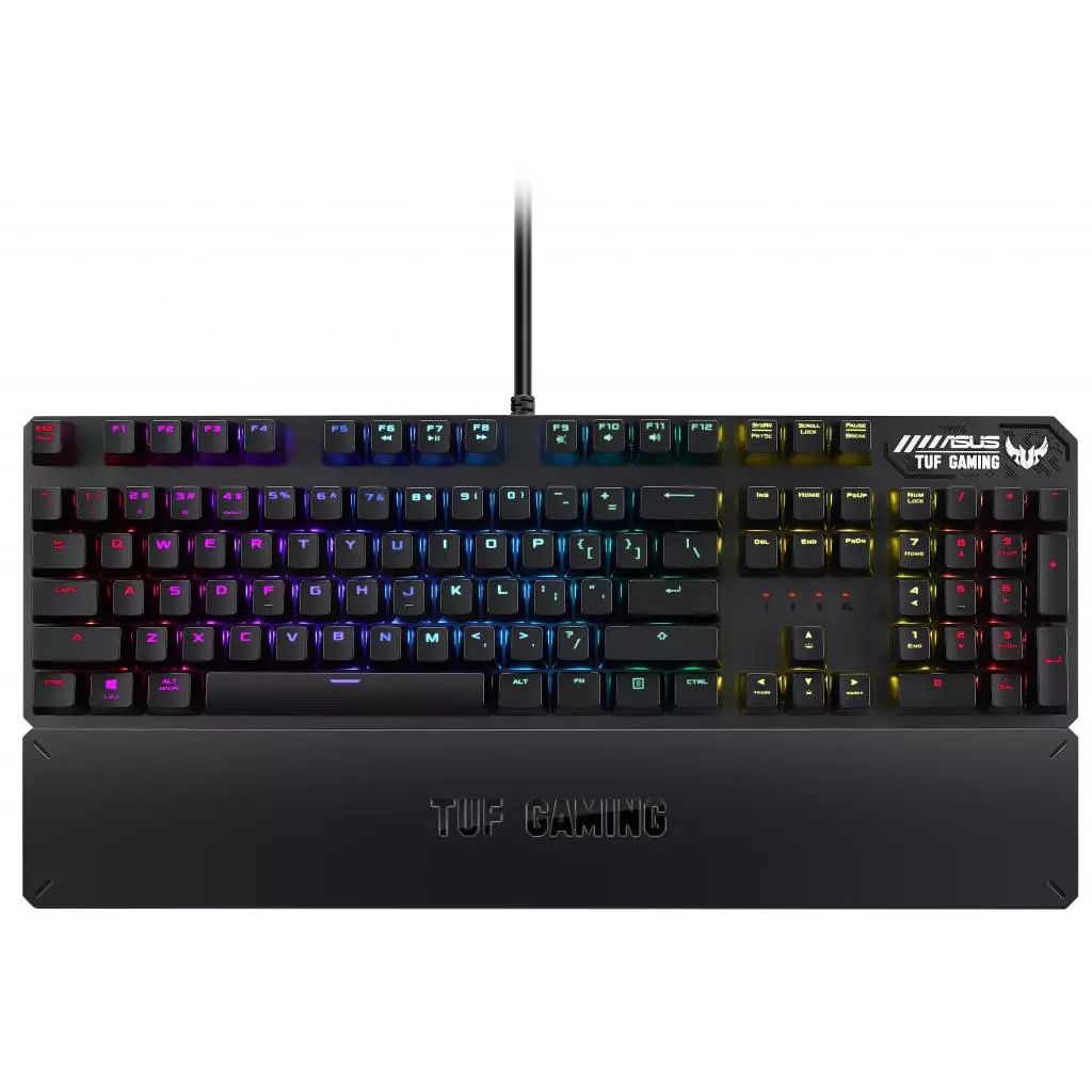 Клавиатура ASUS TUF Gaming K3 Kailh Red Switches USB Black (90MP01Q0-BKRA00)