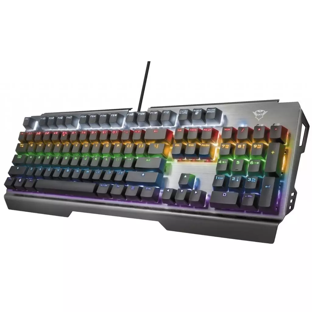 Клавиатура Trust GXT877 Scarr Mechanical RU Cherry MX Red USB (23723) - 1 Клавиатура Trust GXT877 Scarr Mechanical RU Cherry MX Red USB (23723) - 1