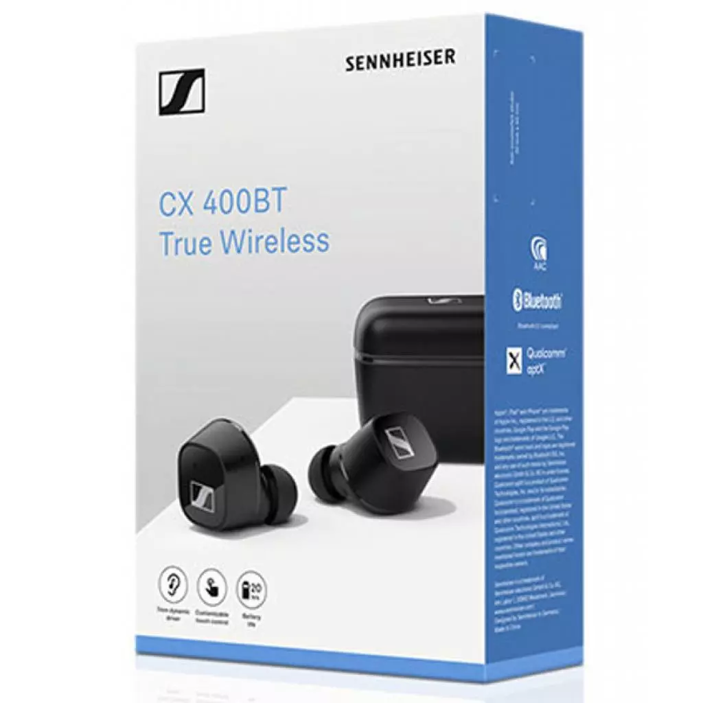 Наушники Sennheiser CX 400BT True Wireless Black (508900) - 5 Наушники Sennheiser CX 400BT True Wireless Black (508900) - 5