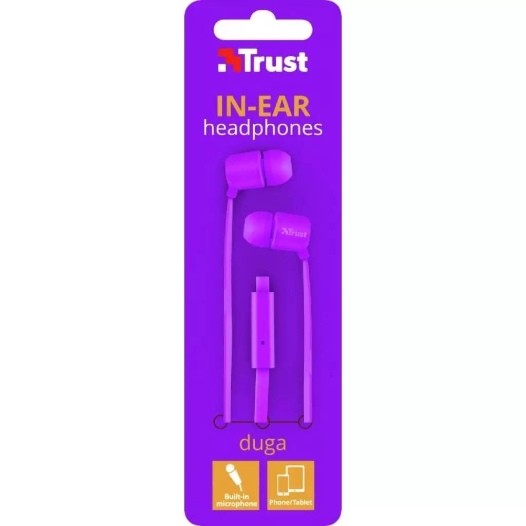 Наушники Trust Duga Mic Purple (22110) - 3 Наушники Trust Duga Mic Purple (22110) - 3