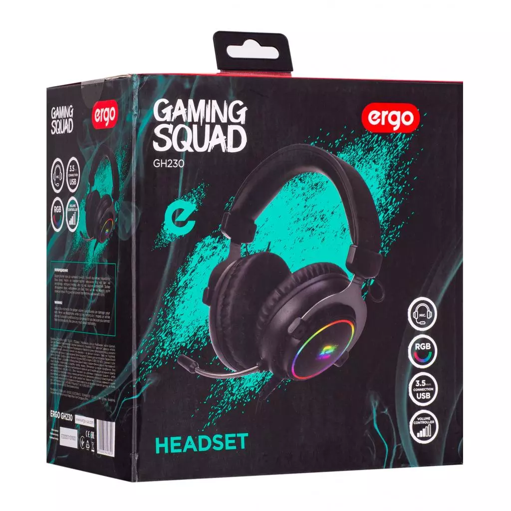 Наушники Ergo GН 230 Black (GН230) - 8 Наушники Ergo GН 230 Black (GН230) - 8