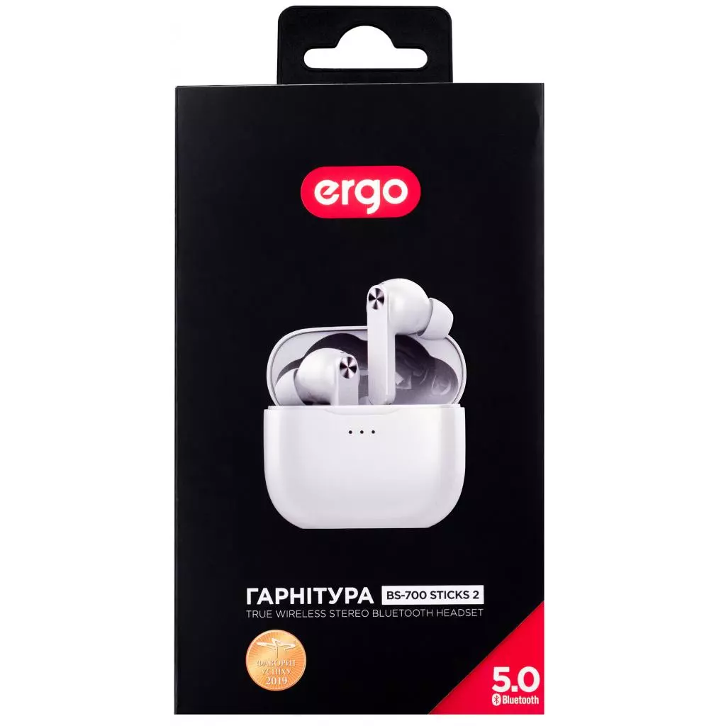 Наушники Ergo BS-700 Sticks 2 White - 9 Наушники Ergo BS-700 Sticks 2 White - 9