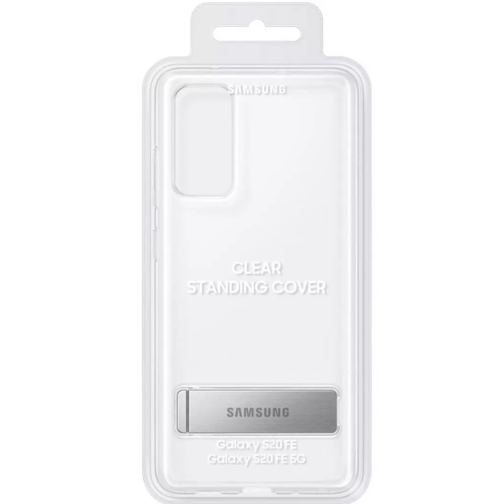 Чехол для моб. телефона Samsung Clear Standing Cover Galaxy S20FE (G780) Transparent (EF-JG780CTEGRU) - 4 Чехол для моб. телефона Samsung Clear Standing Cover Galaxy S20FE (G780) Transparent (EF-JG780CTEGRU) - 4