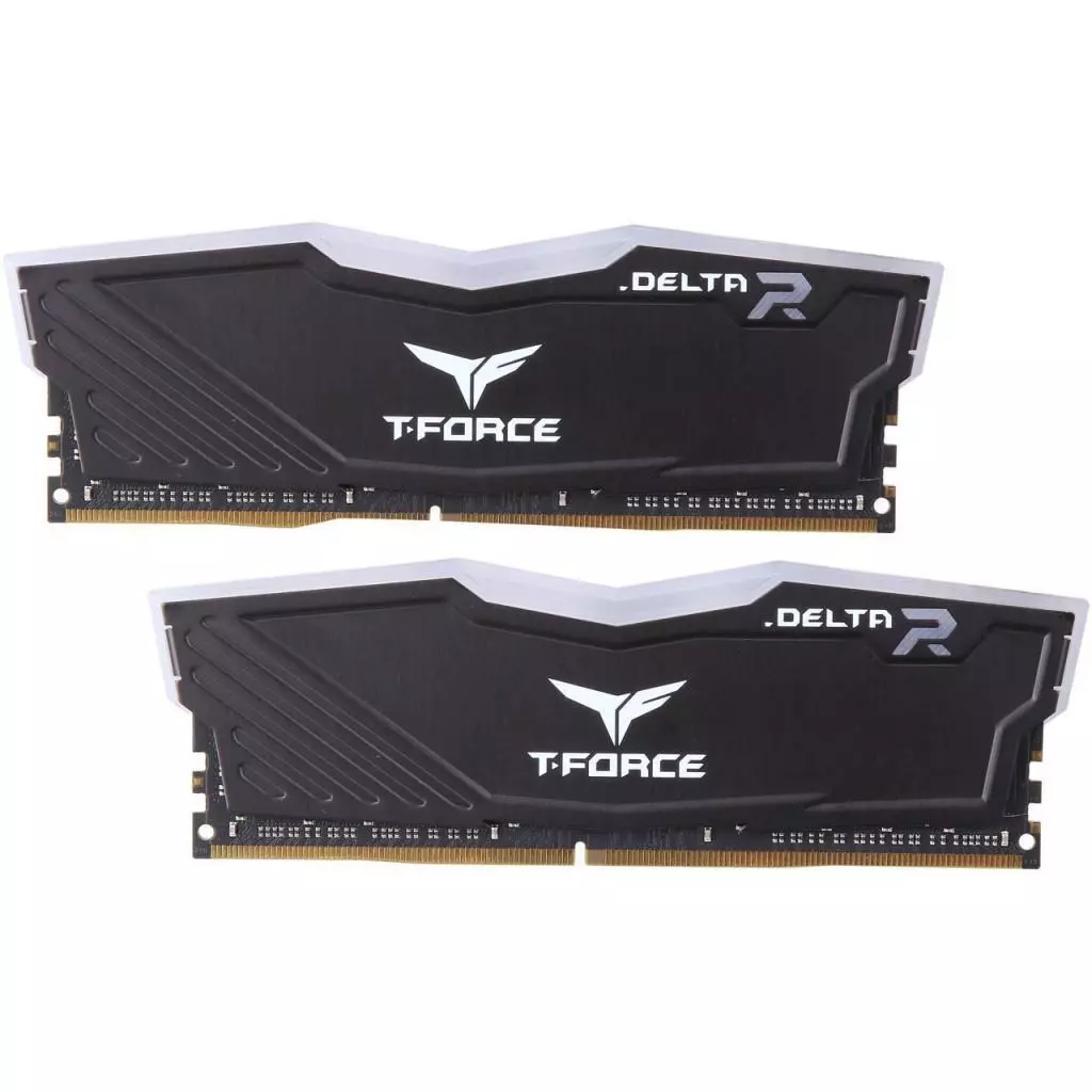 Модуль памяти для компьютера DDR4 16GB (2x8GB) 3200 MHz T-Force Delta Black ARGB Team (TF3D416G3200HC16CDC01) - 2 Модуль памяти для компьютера DDR4 16GB (2x8GB) 3200 MHz T-Force Delta Black ARGB Team (TF3D416G3200HC16CDC01) - 2