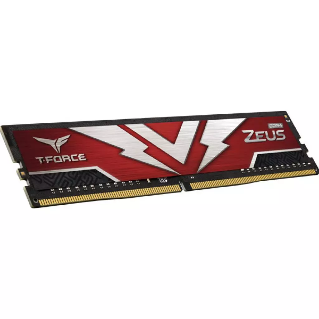 Модуль памяти для компьютера DDR4 16GB (2x8GB) 2666 MHz T-Force Zeus Red Team (TTZD416G2666HC19DC01) - 1 Модуль памяти для компьютера DDR4 16GB (2x8GB) 2666 MHz T-Force Zeus Red Team (TTZD416G2666HC19DC01) - 1