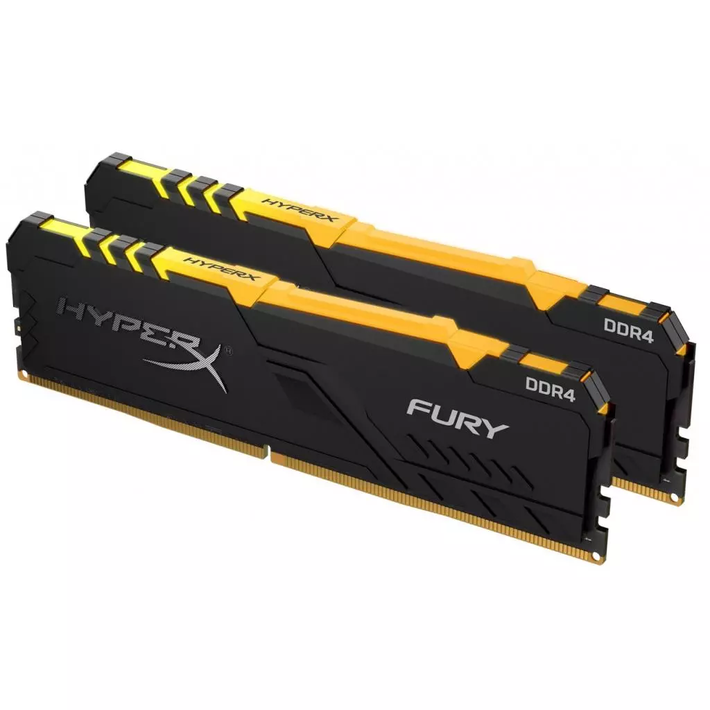 Модуль памяти для компьютера DDR4 32GB (2x16GB) 2666 MHz HyperX Fury RGB Kingston Fury (ex.HyperX) (HX426C16FB4AK2/32) - 1 Модуль памяти для компьютера DDR4 32GB (2x16GB) 2666 MHz HyperX Fury RGB Kingston Fury (ex.HyperX) (HX426C16FB4AK2/32) - 1