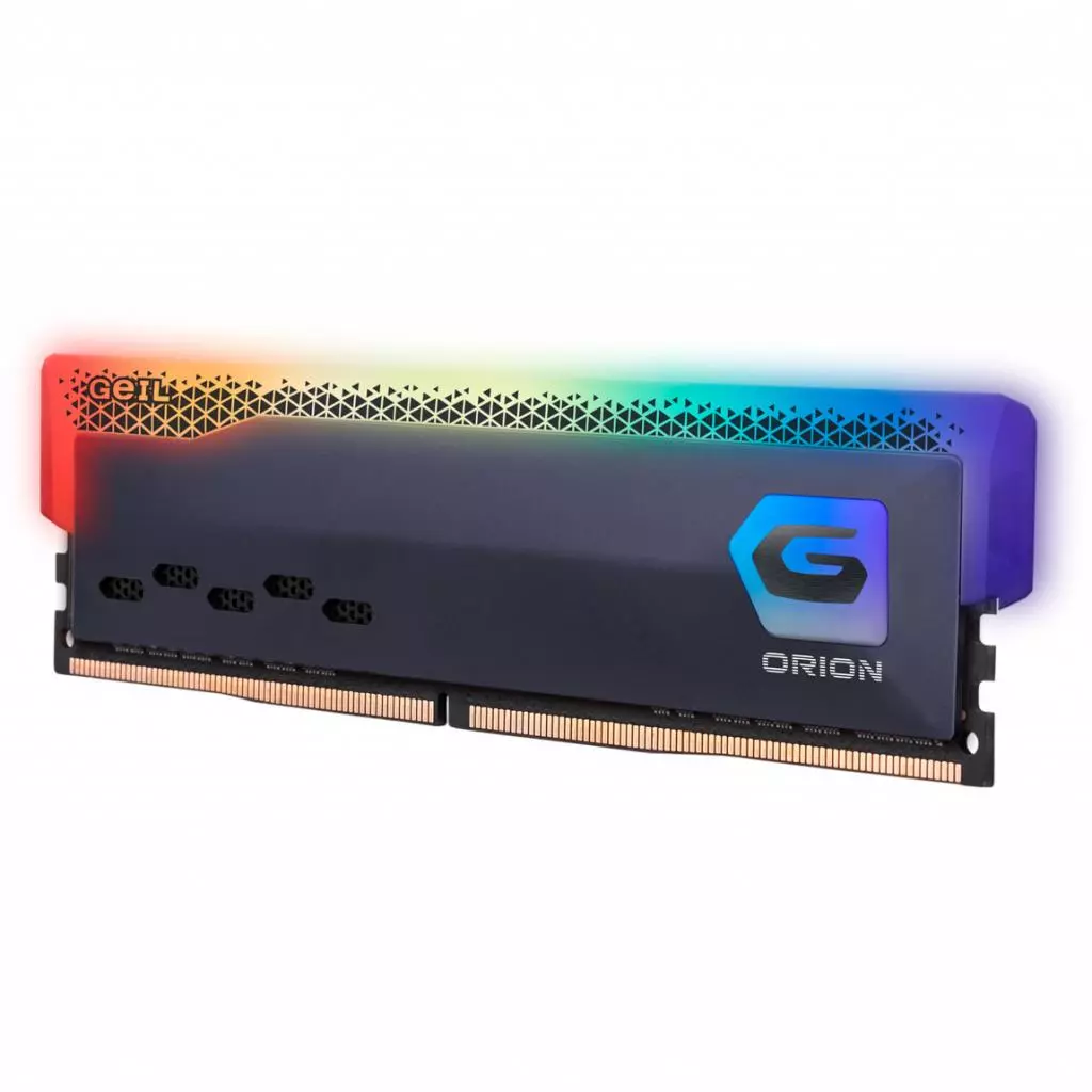 Модуль памяти для компьютера DDR4 8GB 3600 MHz Orion RGB Titanium Gray Geil (GOSG48GB3600C18BSC) - 2 Модуль памяти для компьютера DDR4 8GB 3600 MHz Orion RGB Titanium Gray Geil (GOSG48GB3600C18BSC) - 2