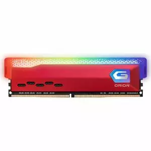 Модуль памяти для компьютера DDR4 8GB 3200 MHz Orion RGB Racing Red Geil (GOSR48GB3200C16BSC)