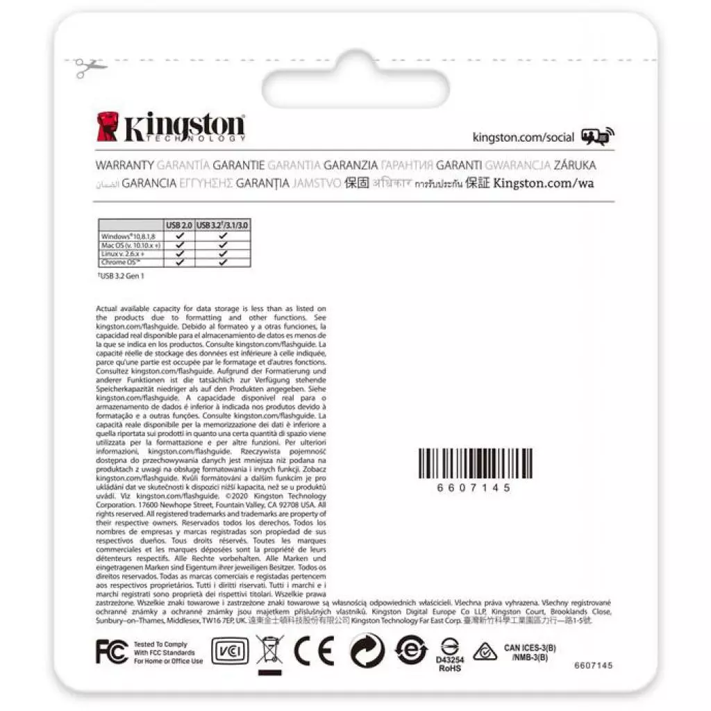 USB флеш накопитель Kingston 64GB DataTraveler Duo USB 3.2 Gen1/Type-C (DTDE/64GB) - 6