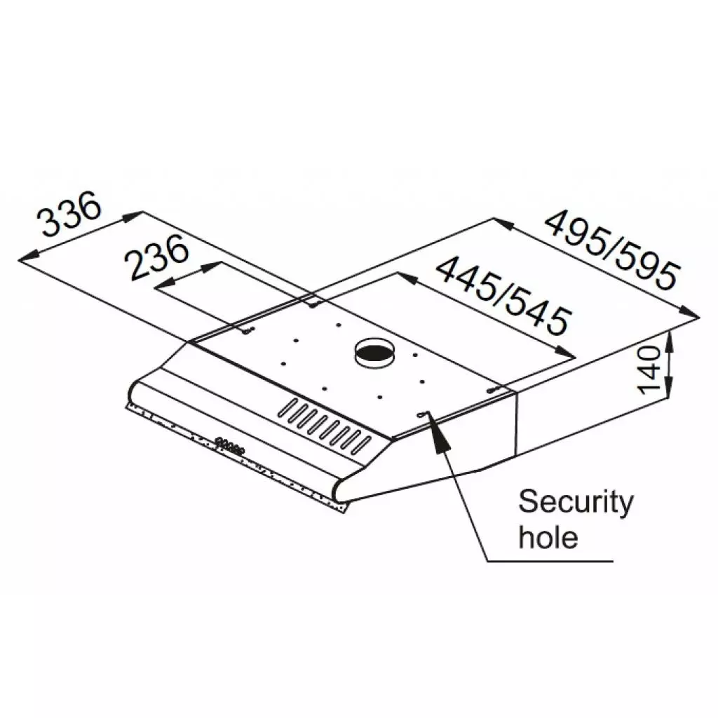 Вытяжка кухонная Pyramida WHX 60 BR - 9