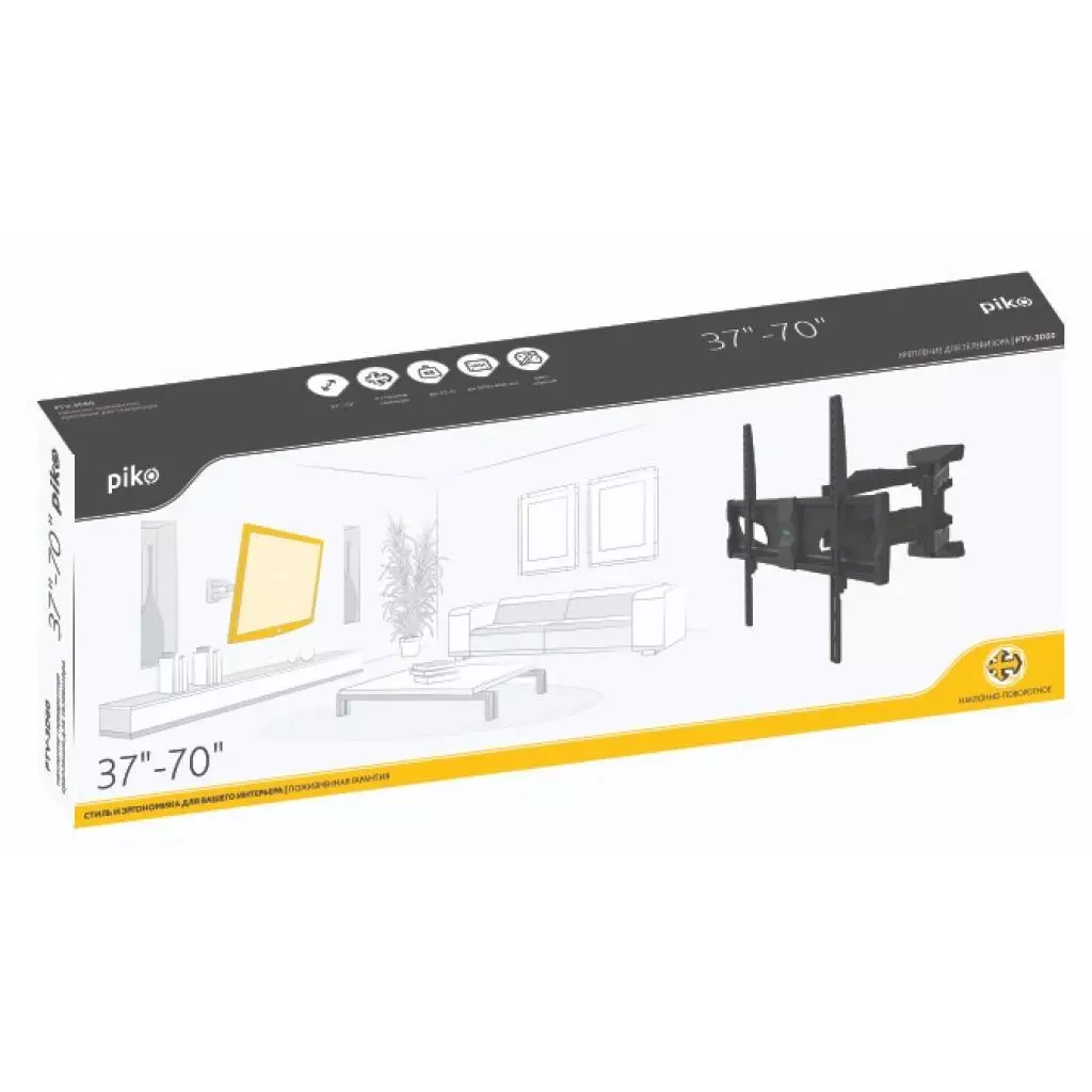 Кронштейн Piko PTV-3D60 (1283126485664) - 2 Кронштейн Piko PTV-3D60 (1283126485664) - 2