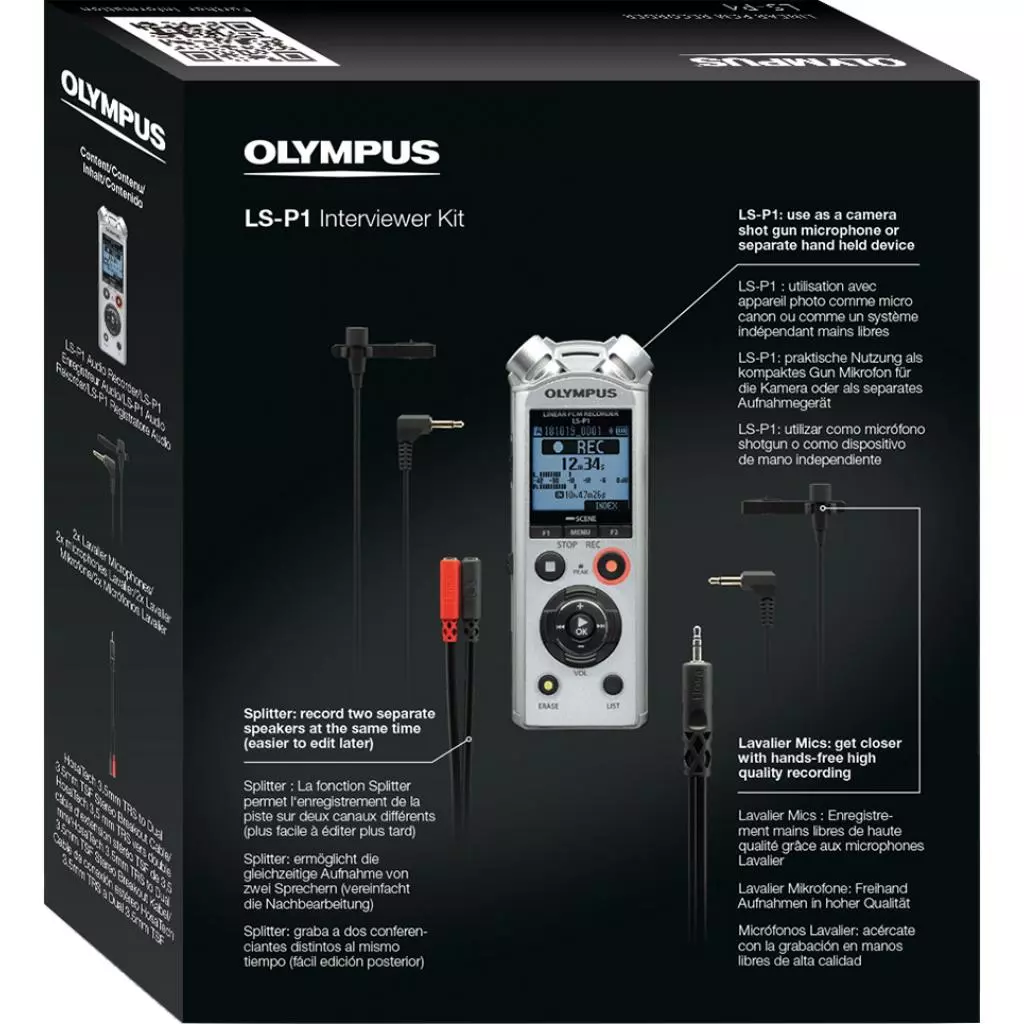Цифровой диктофон Olympus LS-P1 Interviewer Kit (V414141SE040) - 3 Цифровой диктофон Olympus LS-P1 Interviewer Kit (V414141SE040) - 3