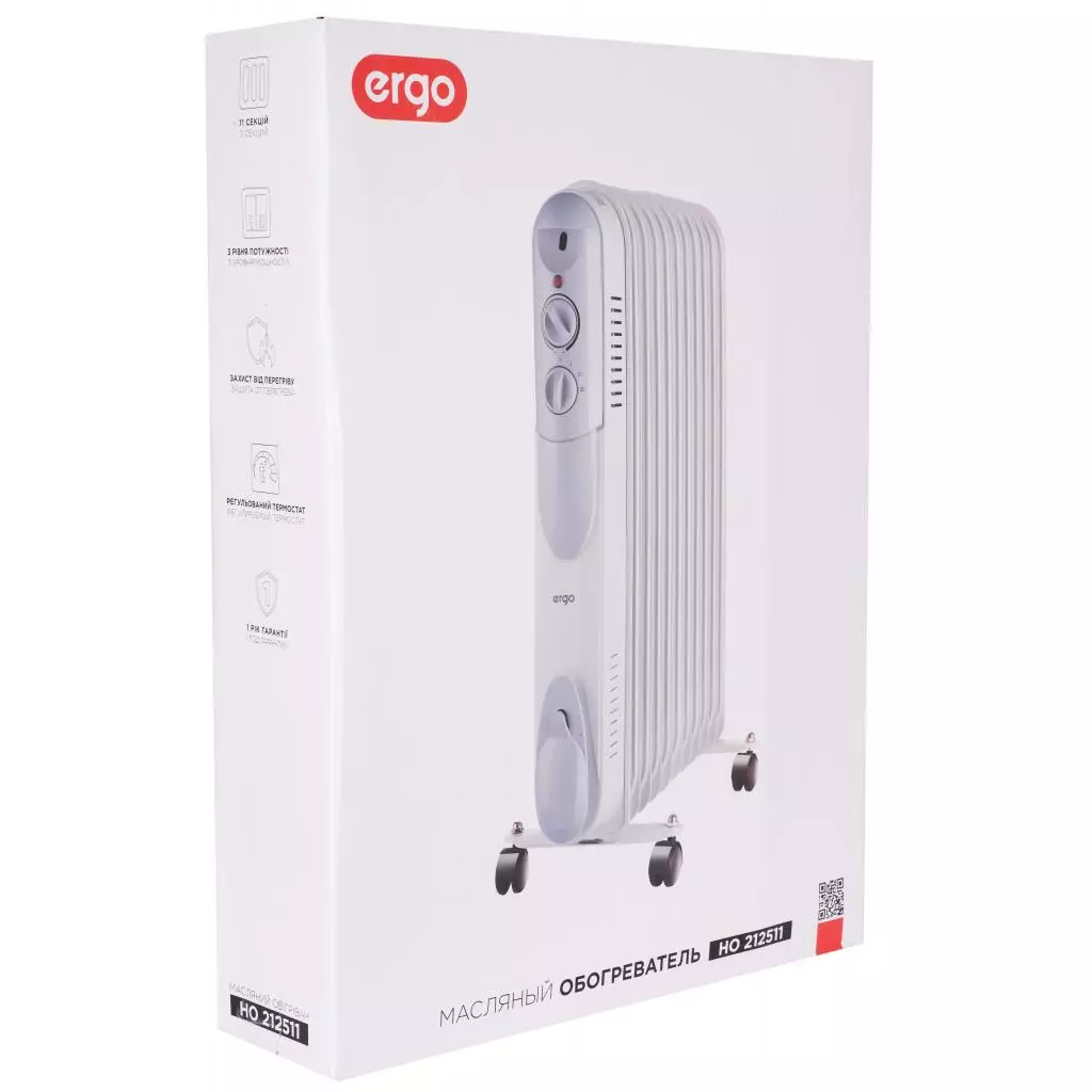 Обогреватель Ergo HO 212511 - 9 Обогреватель Ergo HO 212511 - 9