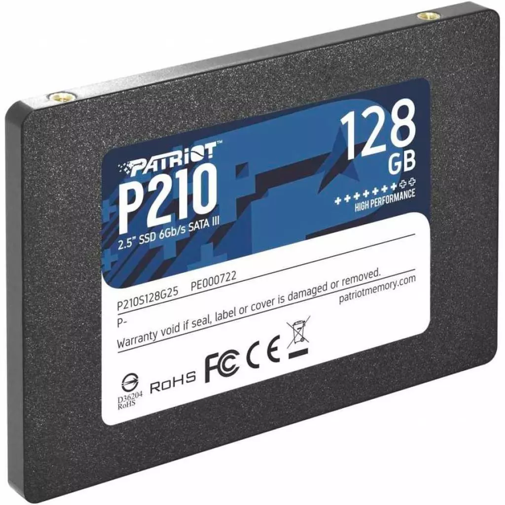Накопитель SSD 2.5" 128GB Patriot (P210S128G25) - 1 Накопитель SSD 2.5" 128GB Patriot (P210S128G25) - 1