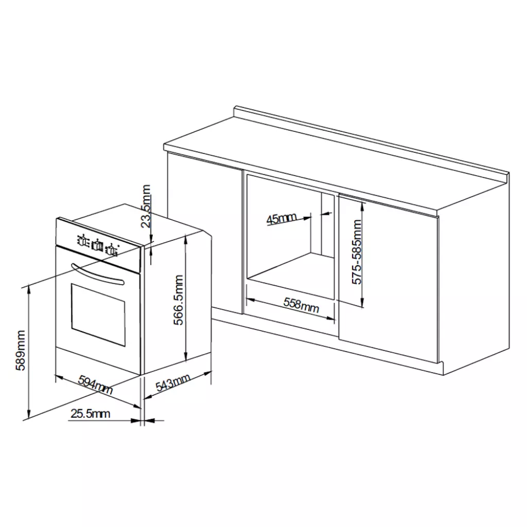 Духовой шкаф Pyramida F 68 M BL RUSTICO - 1 Духовой шкаф Pyramida F 68 M BL RUSTICO - 1