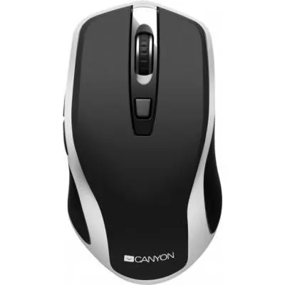 Мышка Canyon CNS-CMSW19B Wireless Silent Black -Silver (CNS-CMSW19B) - 