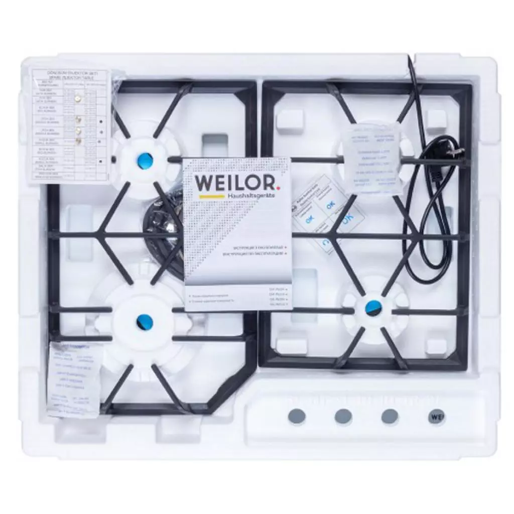 Варочная поверхность Weilor GM W 604 WH - 11 Варочная поверхность Weilor GM W 604 WH - 11