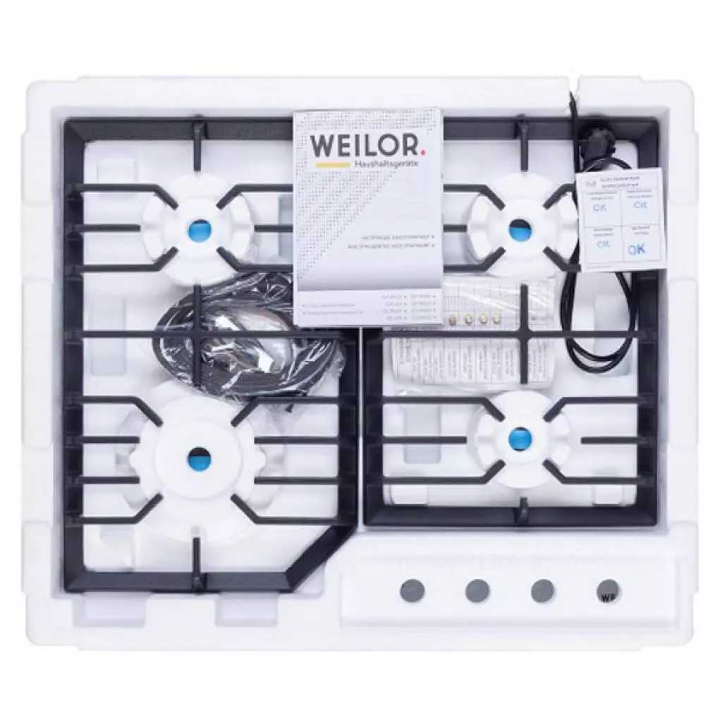 Варочная поверхность Weilor GM W 624 WH - 11 Варочная поверхность Weilor GM W 624 WH - 11