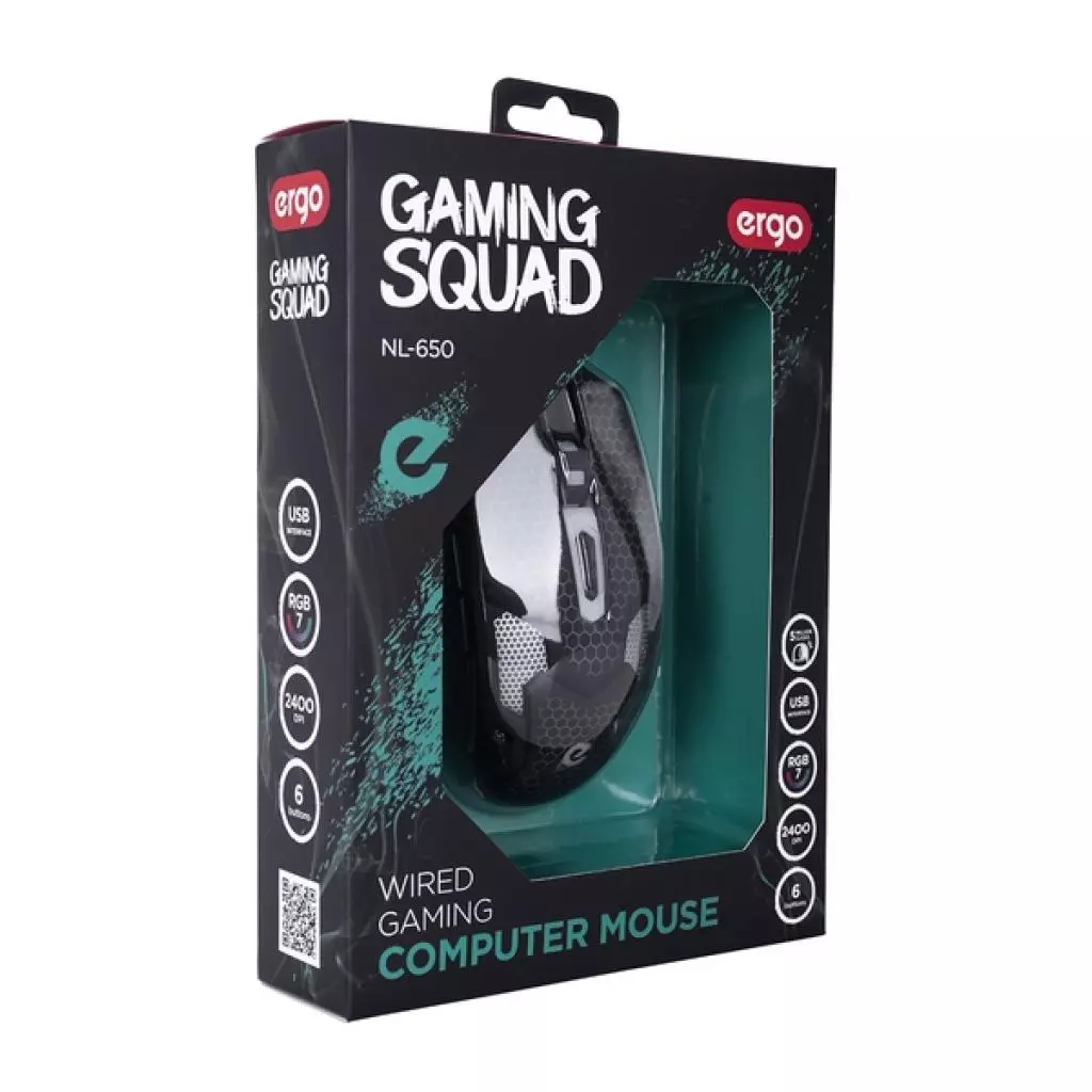 Мышка Ergo NL-650 Black (NL-650) - 6