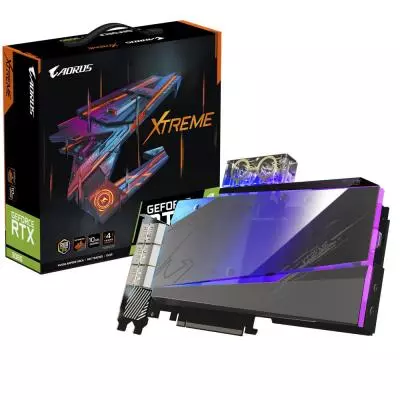 Видеокарта Gigabyte GeForce RTX3080 10Gb AORUS XTREME WATERBLOCK (ВОДЯНКА!!!!!!) (GV-N3080AORUSX WB-10GD)