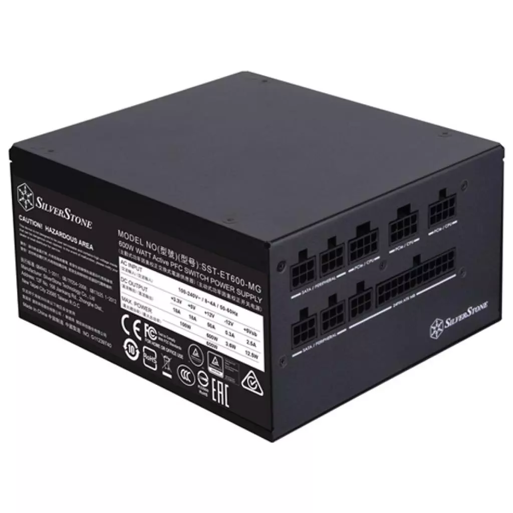 Блок питания Silver Stone 600W STRIDER (SST-ET600-MG) - 5 Блок питания Silver Stone 600W STRIDER (SST-ET600-MG) - 5