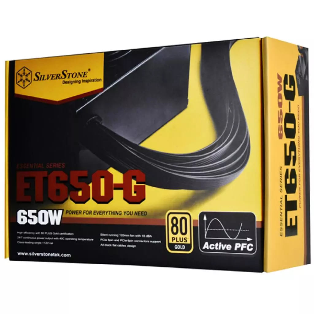 Блок питания Silver Stone 650W STRIDER (SST-ET650-G) - 7 Блок питания Silver Stone 650W STRIDER (SST-ET650-G) - 7