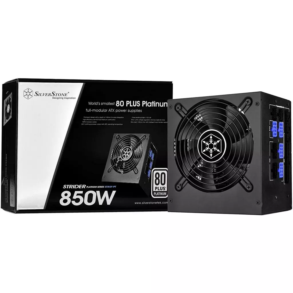 Блок питания Silver Stone 850W STRIDER (SST-ST85F-PT) - 10 Блок питания Silver Stone 850W STRIDER (SST-ST85F-PT) - 10