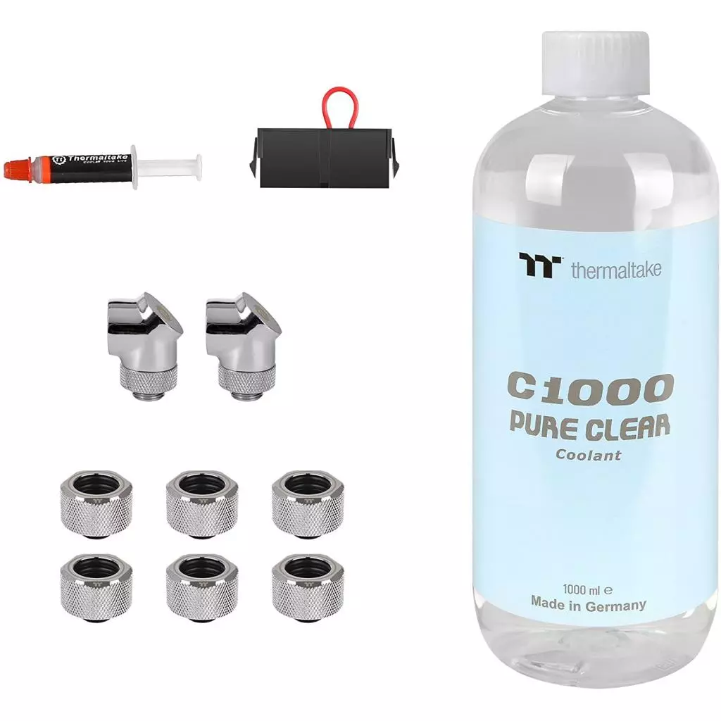 Набор для сборки CBO ThermalTake Pacific M240,R 240mm/Hard Tube/pure clear coolant (CL-W216-CU00SW-A) - 5 Набор для сборки CBO ThermalTake Pacific M240,R 240mm/Hard Tube/pure clear coolant (CL-W216-CU00SW-A) - 5