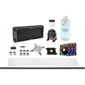 Набор для сборки CBO ThermalTake Pacific M240,R 240mm/Hard Tube/pure clear coolant (CL-W216-CU00SW-A)