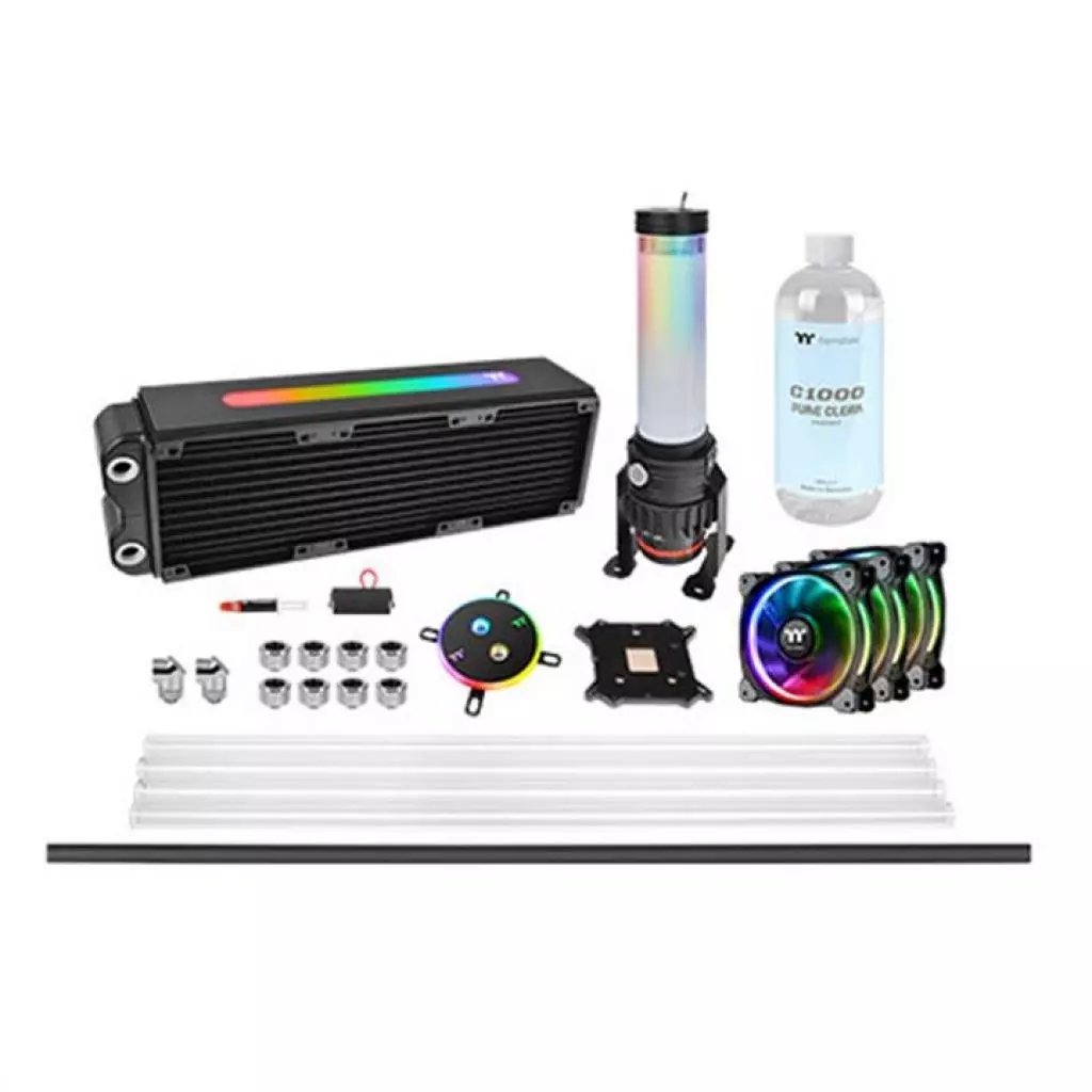 Набор для сборки CBO ThermalTake Pacific M360 Plus D5 Hard Tube Water Cooling Kit (CL-W218-CU00SW-A)