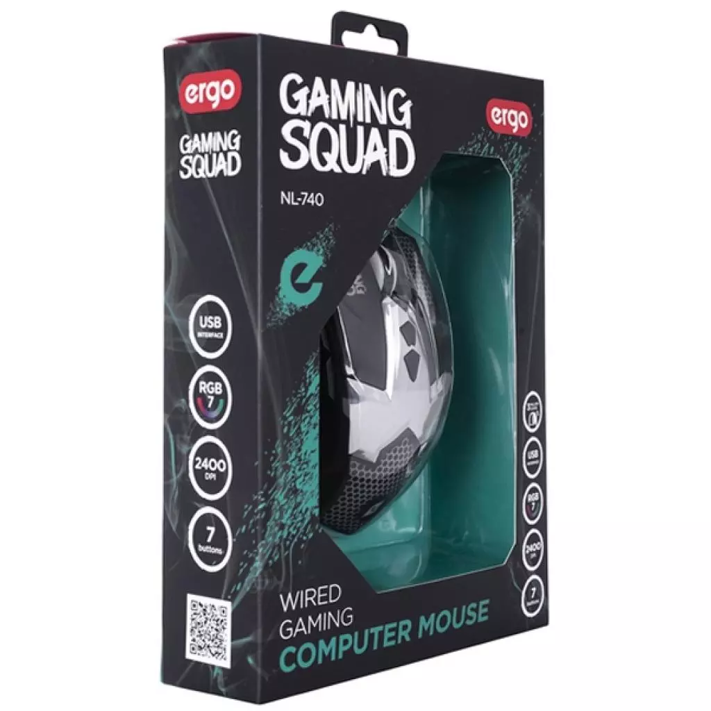 Мышка Ergo NL-740 Black (NL-740) - 7 Мышка Ergo NL-740 Black (NL-740) - 7