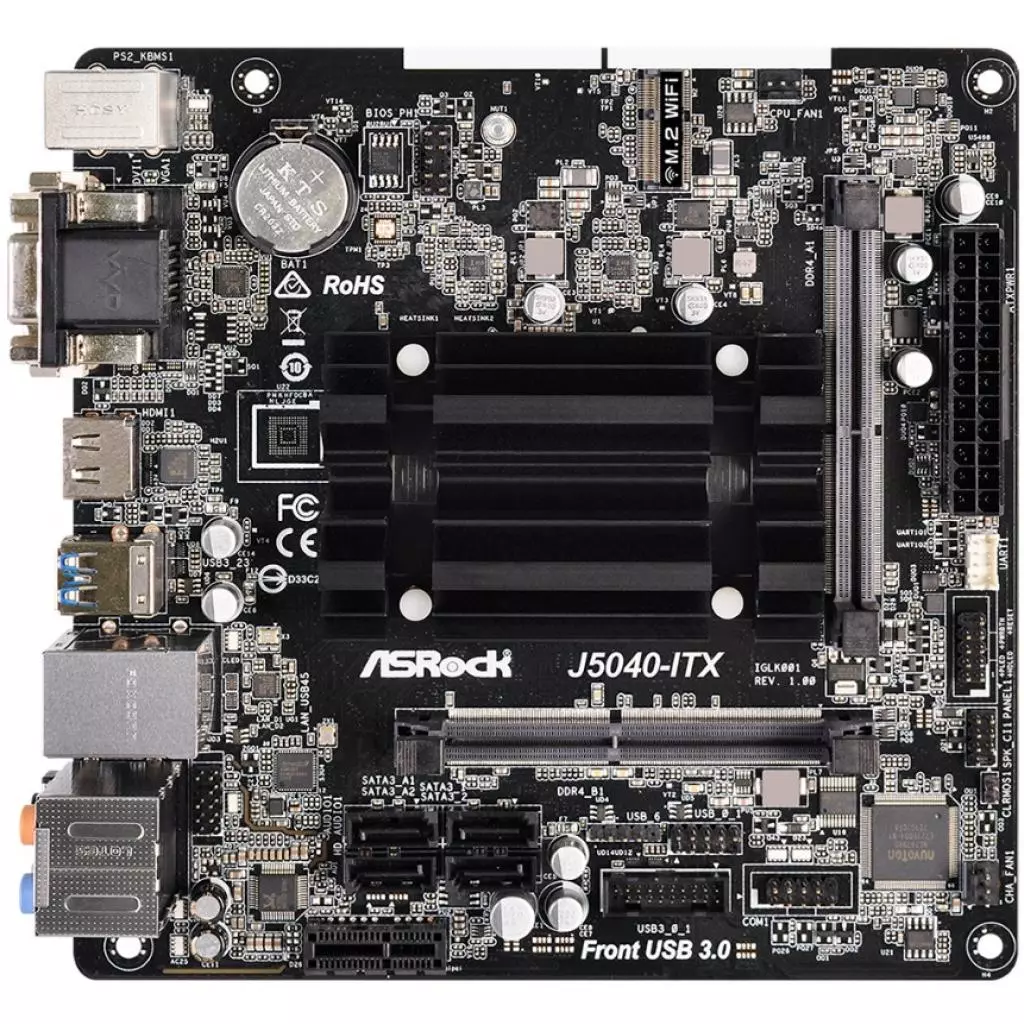 Материнская плата ASRock J5040-ITX - 1