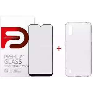 Чехол для моб. телефона Armorstandart Samsung A01 Air Series Panel + Full Glue Glass (ARM58047)
