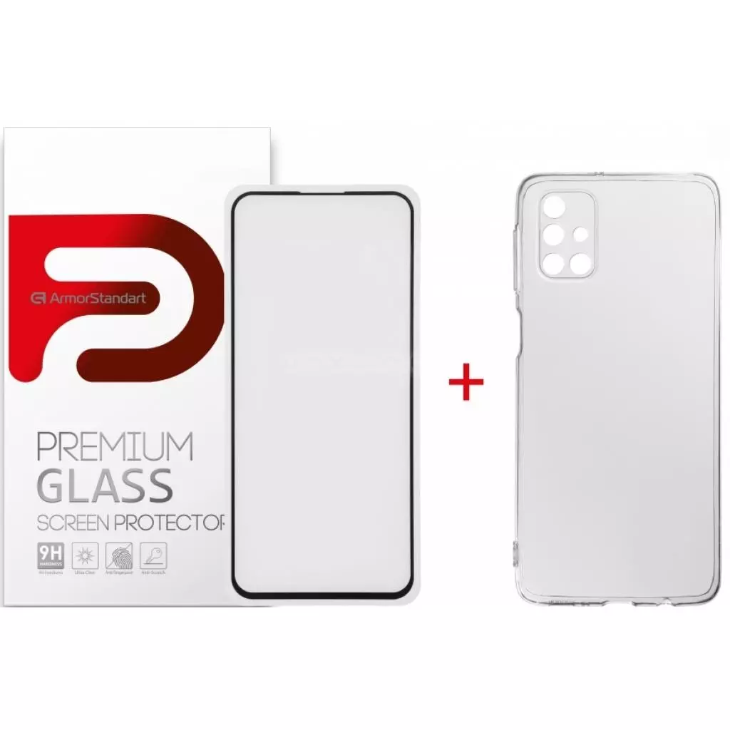 Чехол для моб. телефона Armorstandart Samsung M31s Air Series Panel + Full Glue Glass (ARM58045)