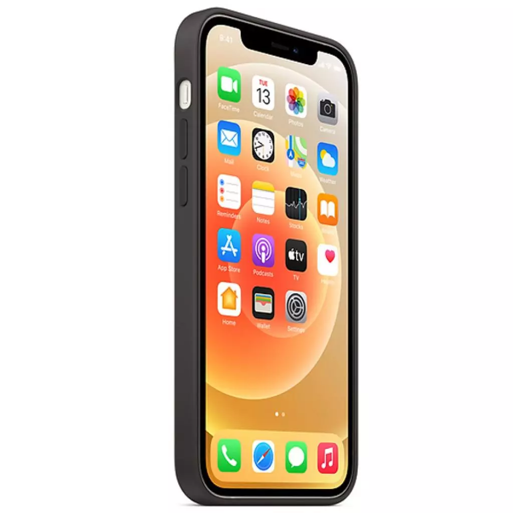 Чехол для моб. телефона Apple iPhone 12 | 12 Pro Silicone Case with MagSafe - Black (MHL73ZE/A) - 2