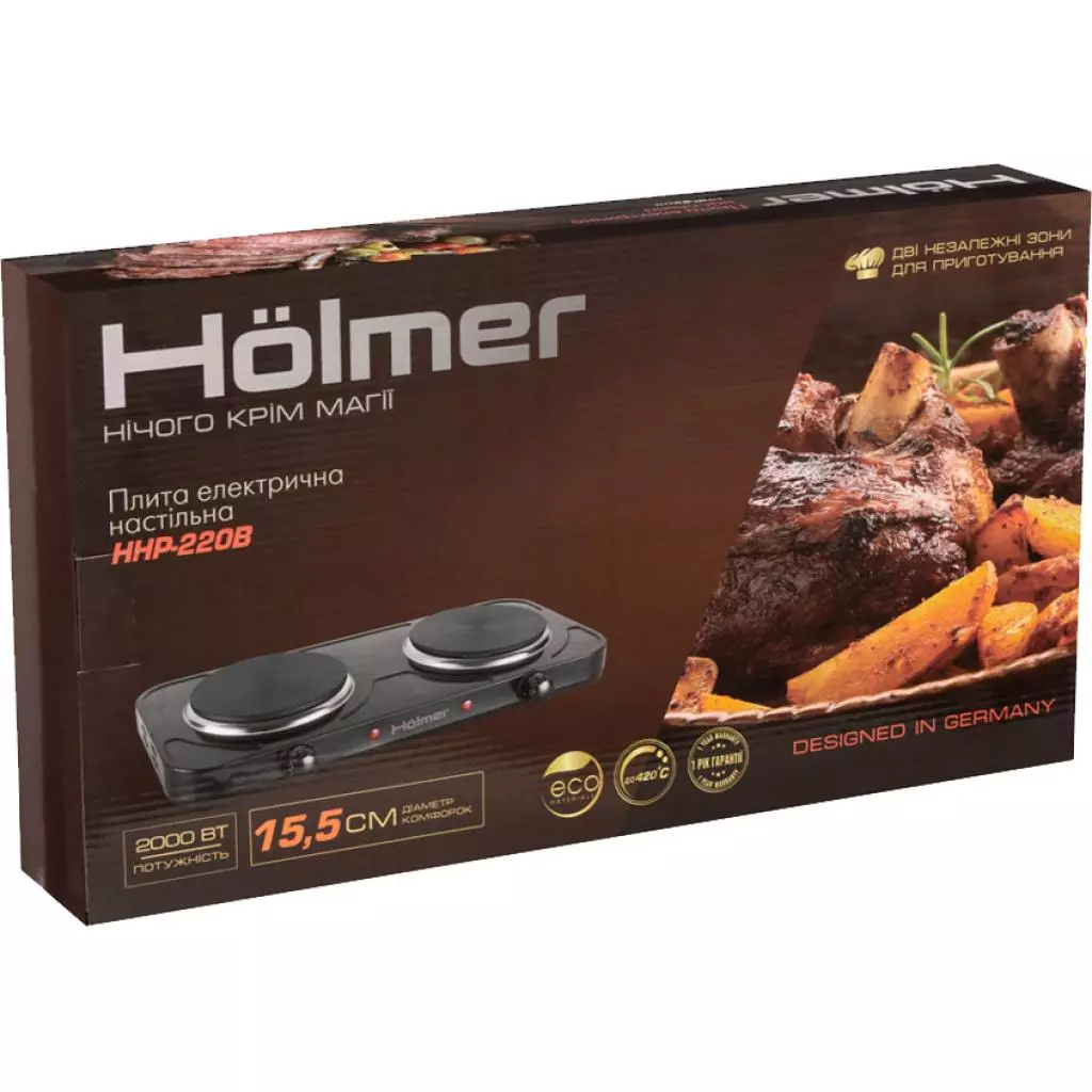 Электроплитка Hölmer HHP-220B - 4 Электроплитка Hölmer HHP-220B - 4